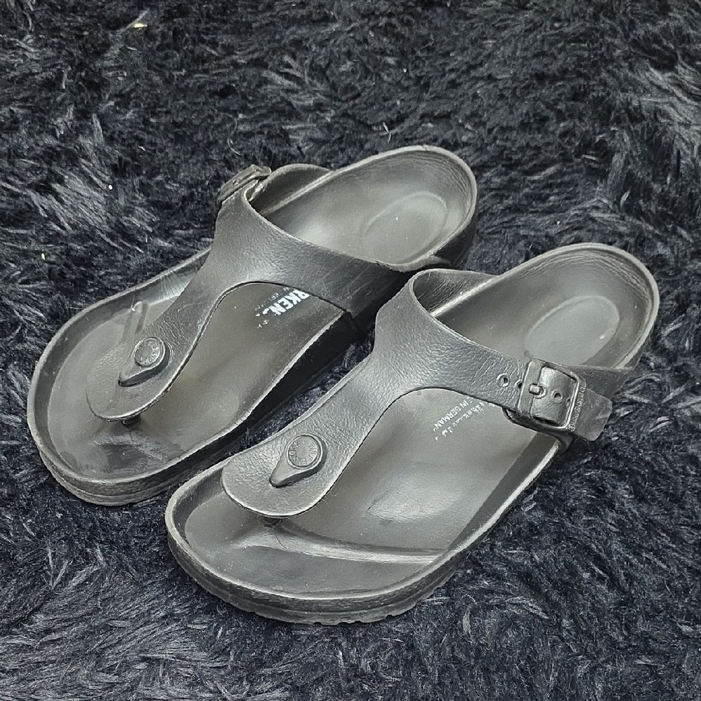 Birkenstock Black Slide Sandals
